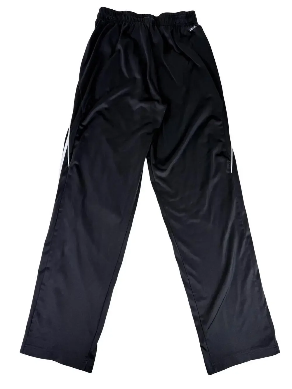 Adidas Black 3 Stripe Climalite Track Pants Small